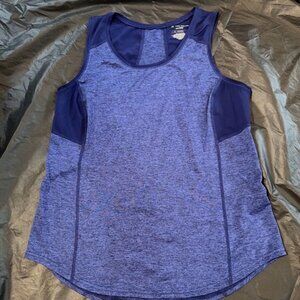 tek gear Blue Heather Performance Tank Top